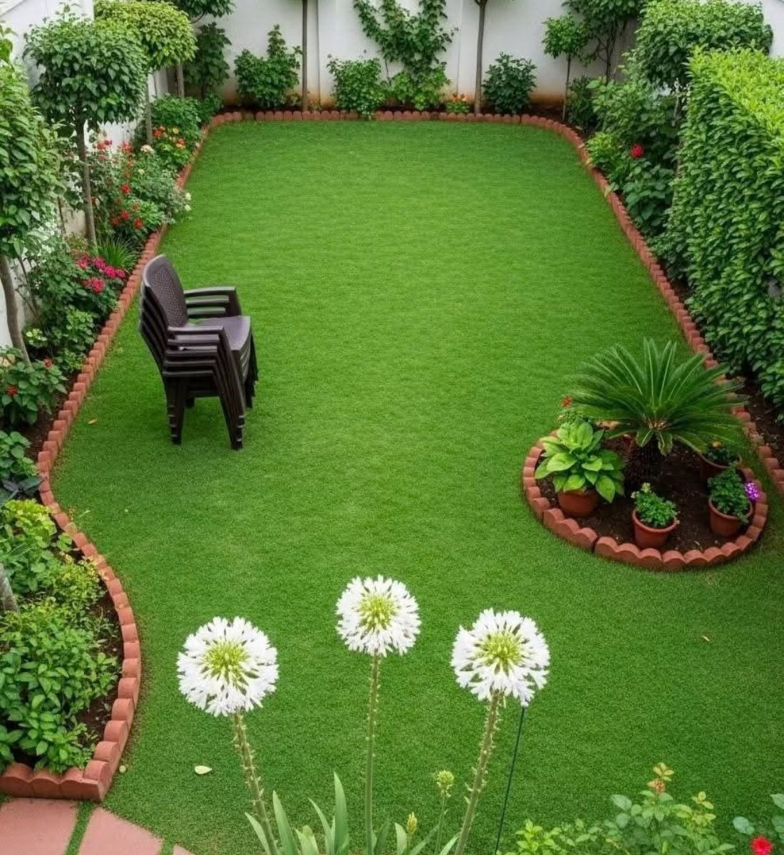 12 Marla House Design with Lawn and Garden